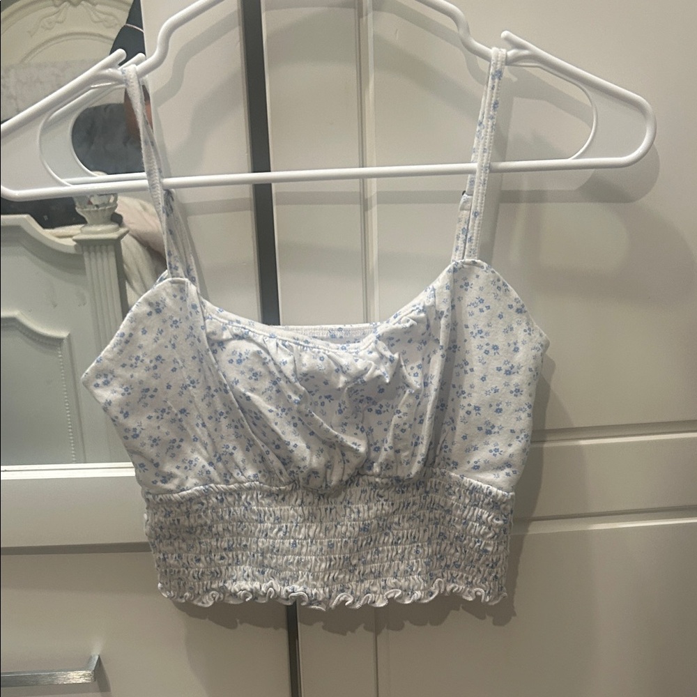Hollister Blue Floral Camisole Top
